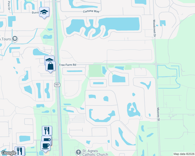 map of restaurants, bars, coffee shops, grocery stores, and more near 7968 Bristol Circle in Naples