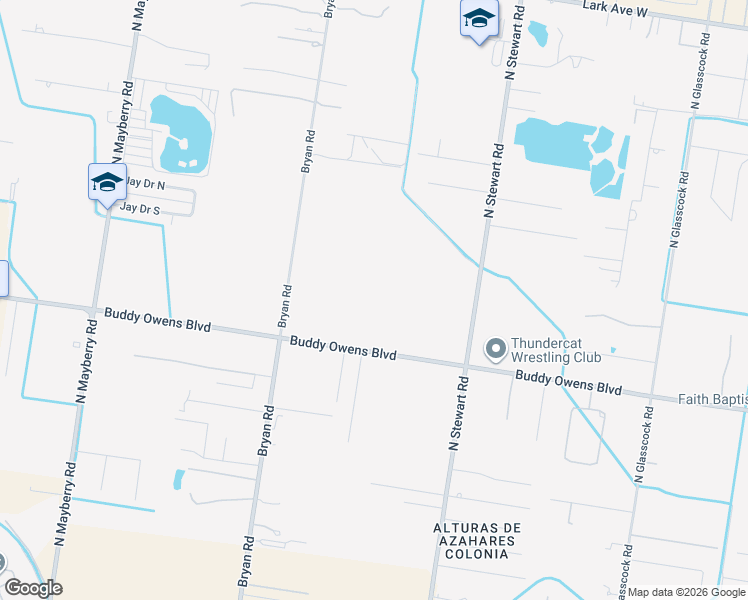 map of restaurants, bars, coffee shops, grocery stores, and more near 1401 East Mile 3 Road in Palmhurst