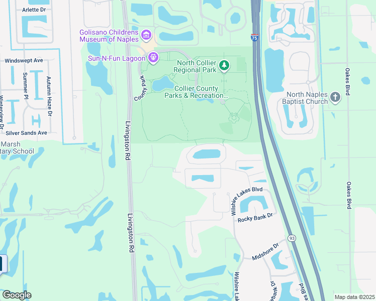 map of restaurants, bars, coffee shops, grocery stores, and more near 6280 Wilshire Pines Circle in Naples
