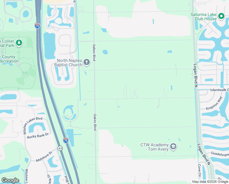 map of restaurants, bars, coffee shops, grocery stores, and more near 6155 Standing Oaks Lane in Naples