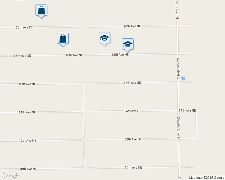map of restaurants, bars, coffee shops, grocery stores, and more near 4088 16th Avenue Northeast in Naples