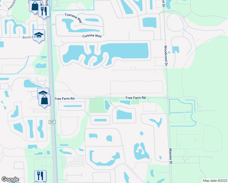map of restaurants, bars, coffee shops, grocery stores, and more near 3260 Pilot Circle in Naples