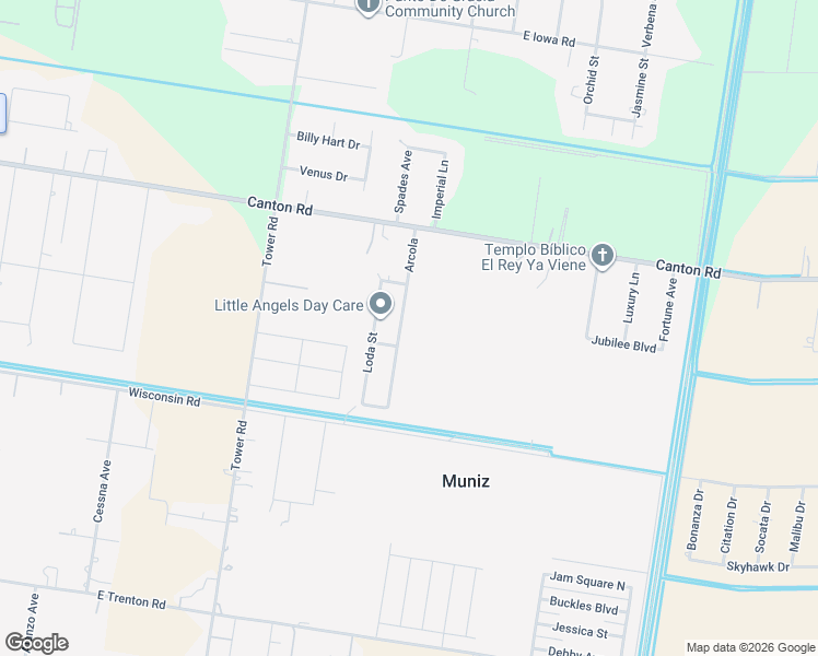map of restaurants, bars, coffee shops, grocery stores, and more near 3108 Arcola in Edinburg