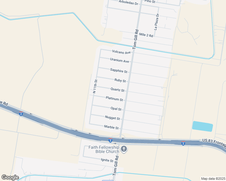 map of restaurants, bars, coffee shops, grocery stores, and more near 1400 Quartz Street in Penitas