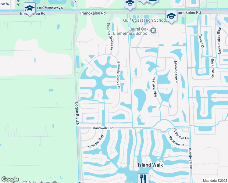 map of restaurants, bars, coffee shops, grocery stores, and more near 2113 Amargo Way in Naples