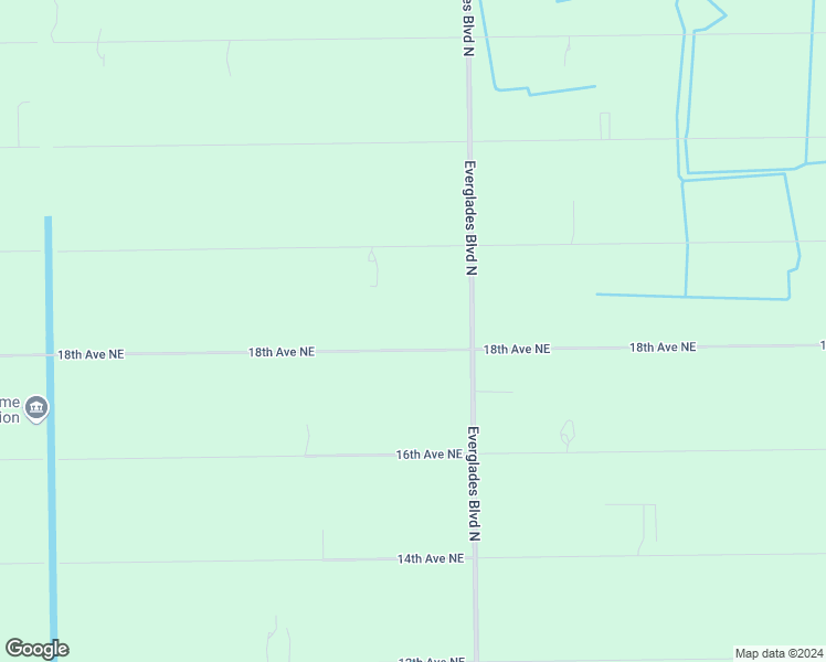 map of restaurants, bars, coffee shops, grocery stores, and more near 2991 18th Avenue Northeast in Naples