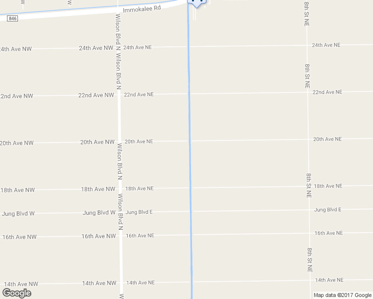 map of restaurants, bars, coffee shops, grocery stores, and more near 280 20th Avenue Northeast in Naples
