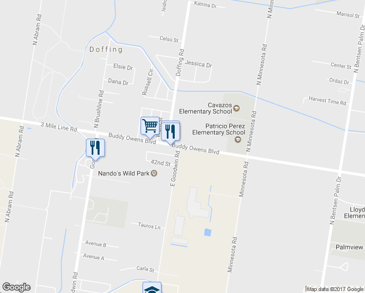 map of restaurants, bars, coffee shops, grocery stores, and more near West Mile 3 Road in Mission