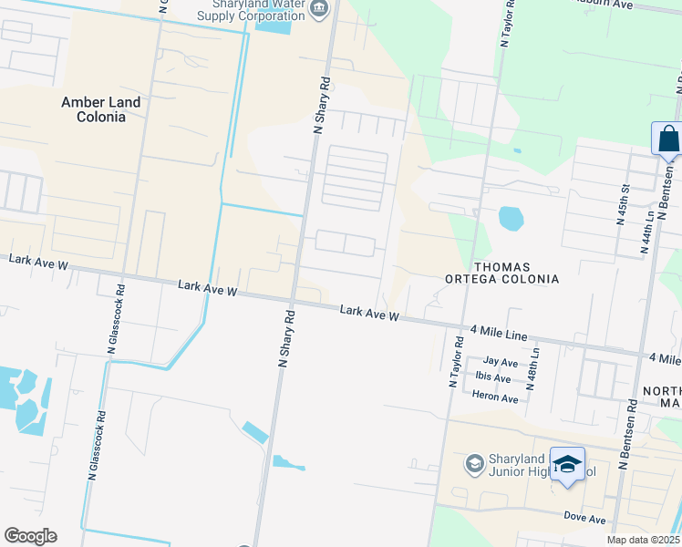 map of restaurants, bars, coffee shops, grocery stores, and more near 5717 Oriole Avenue in McAllen