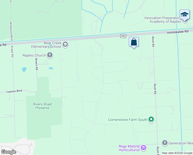 map of restaurants, bars, coffee shops, grocery stores, and more near 11569 Coronado Way in Naples