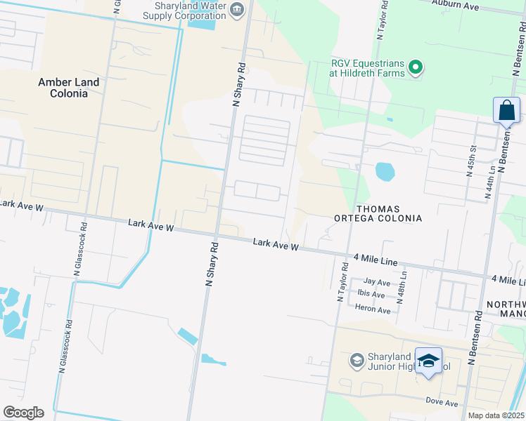 map of restaurants, bars, coffee shops, grocery stores, and more near 5717 Oriole Avenue in McAllen