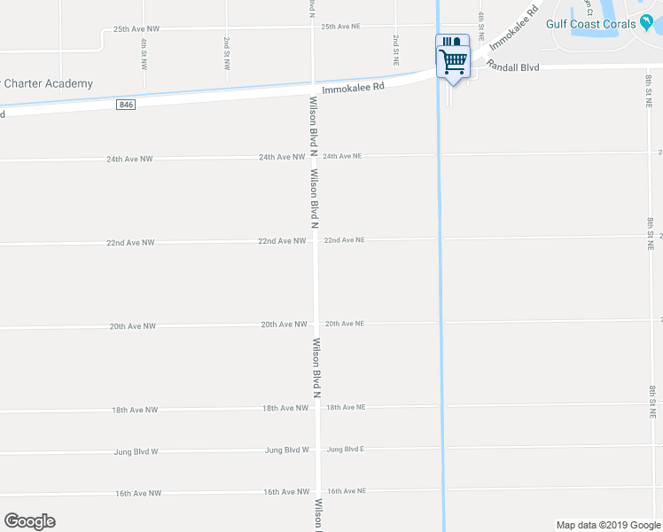 map of restaurants, bars, coffee shops, grocery stores, and more near 2130 Wilson Boulevard North in Naples