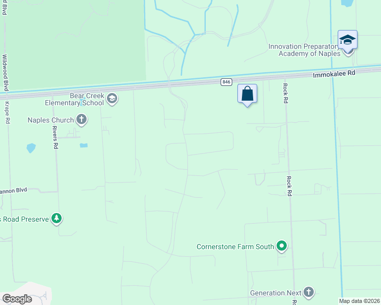 map of restaurants, bars, coffee shops, grocery stores, and more near 11556 Jacaranda Drive in Naples