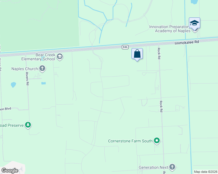 map of restaurants, bars, coffee shops, grocery stores, and more near 11556 Jacaranda Drive in Naples