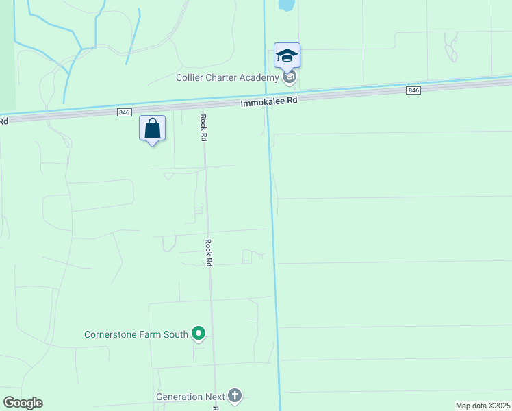 map of restaurants, bars, coffee shops, grocery stores, and more near 2220 Rock Road in Naples