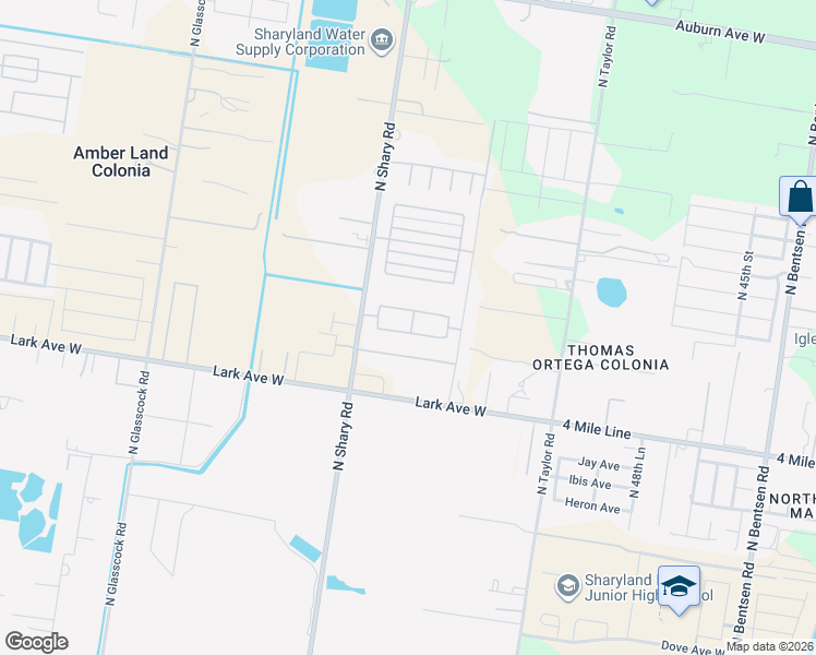 map of restaurants, bars, coffee shops, grocery stores, and more near 5801 Pelican Avenue in McAllen