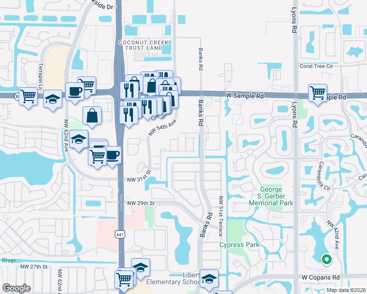 map of restaurants, bars, coffee shops, grocery stores, and more near 184 Jubilee Way in Margate
