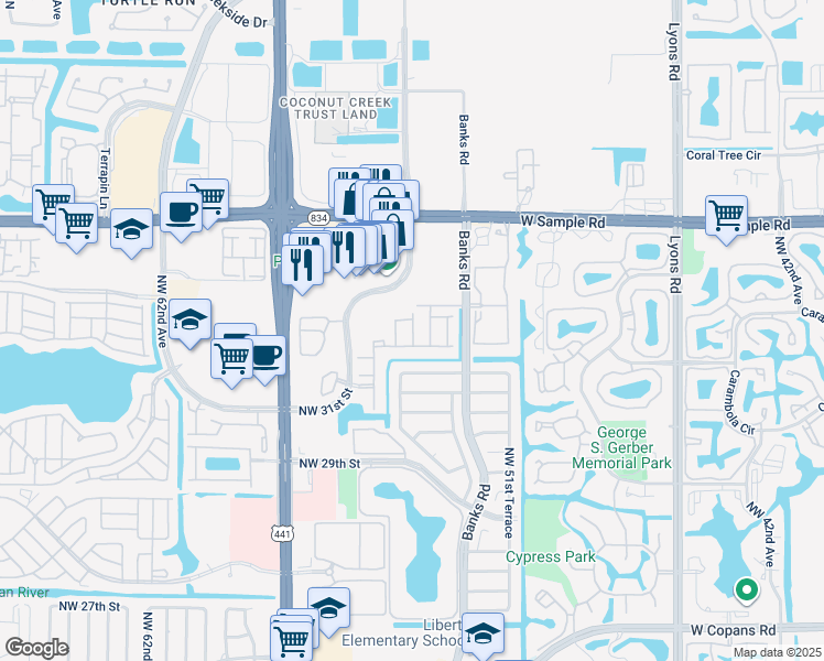 map of restaurants, bars, coffee shops, grocery stores, and more near 184 Jubilee Way in Margate