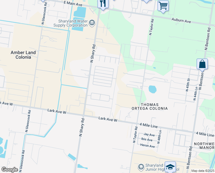 map of restaurants, bars, coffee shops, grocery stores, and more near 5604 Pelican Avenue in McAllen