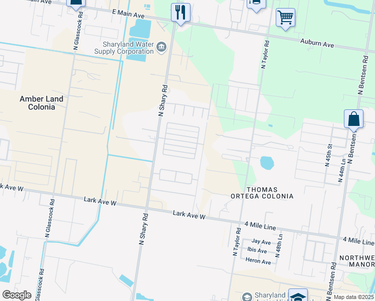 map of restaurants, bars, coffee shops, grocery stores, and more near 5604 Pelican Avenue in McAllen