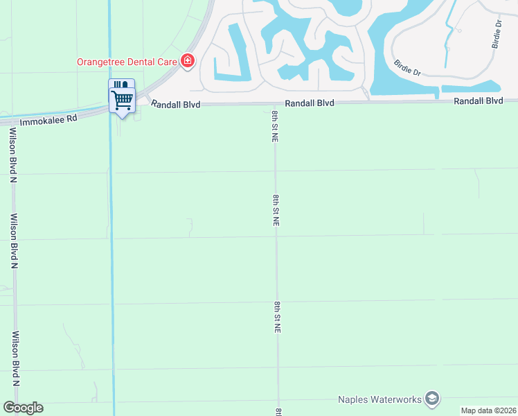 map of restaurants, bars, coffee shops, grocery stores, and more near 2271 8th Street Northeast in Naples