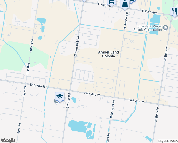 map of restaurants, bars, coffee shops, grocery stores, and more near 1208 South Jo Beth Street in Mission