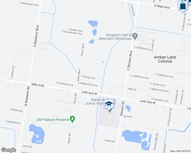 map of restaurants, bars, coffee shops, grocery stores, and more near 2001 East Zinnia Avenue in Alton