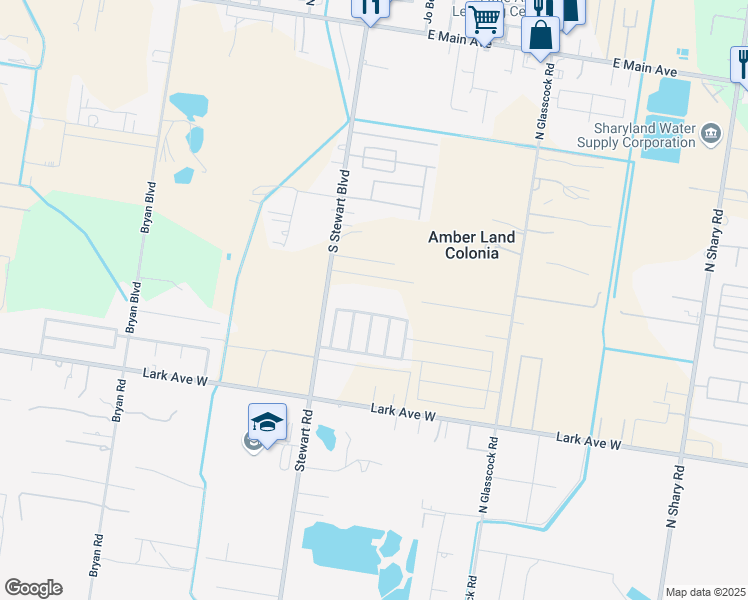 map of restaurants, bars, coffee shops, grocery stores, and more near 1208 South Jo Beth Street in Mission