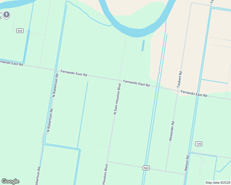 map of restaurants, bars, coffee shops, grocery stores, and more near 19500-20150 N Sam Houston Blvd in Rio Hondo