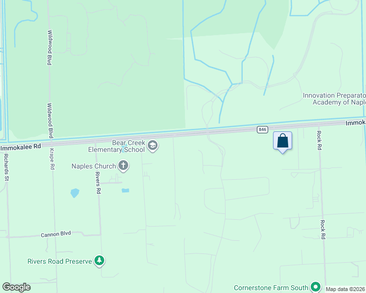 map of restaurants, bars, coffee shops, grocery stores, and more near 11180 Immokalee Road in Naples