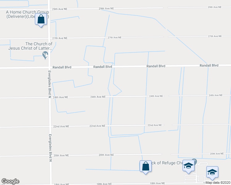 map of restaurants, bars, coffee shops, grocery stores, and more near 3561 24th Avenue Northeast in Naples