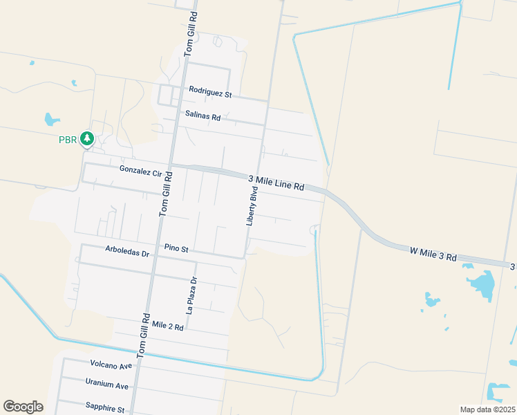map of restaurants, bars, coffee shops, grocery stores, and more near 1903 Birch Street in Penitas