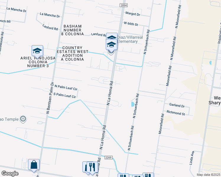map of restaurants, bars, coffee shops, grocery stores, and more near 2901 Diamond Avenue in Mission