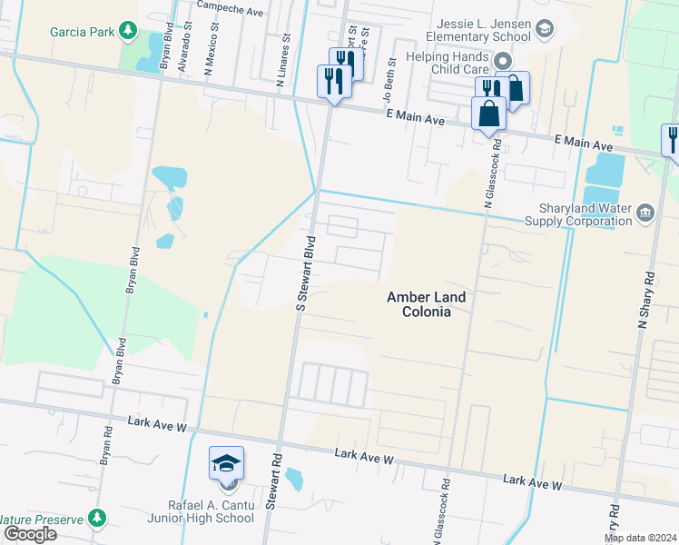 map of restaurants, bars, coffee shops, grocery stores, and more near 2609 East Garfield Avenue in Alton