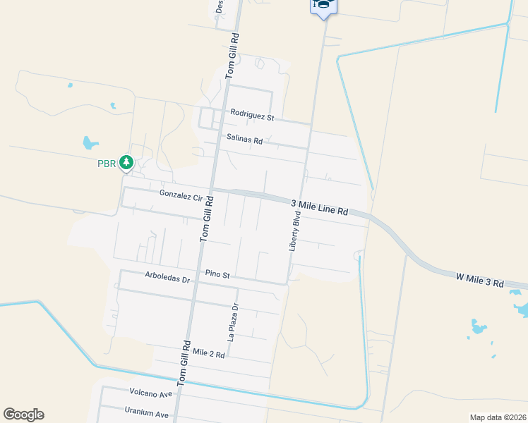 map of restaurants, bars, coffee shops, grocery stores, and more near 3320 Garza Street in Penitas