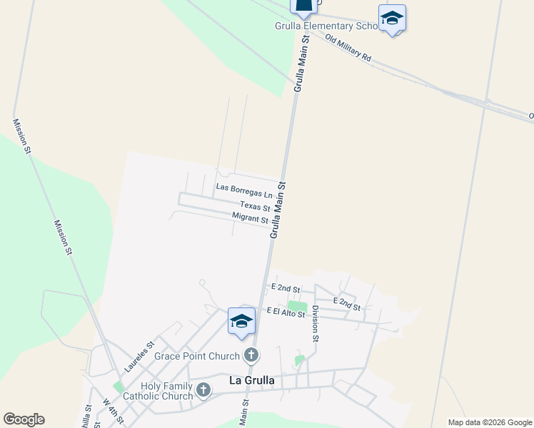 map of restaurants, bars, coffee shops, grocery stores, and more near 247 Farm to Market Road 2360 in La Grulla