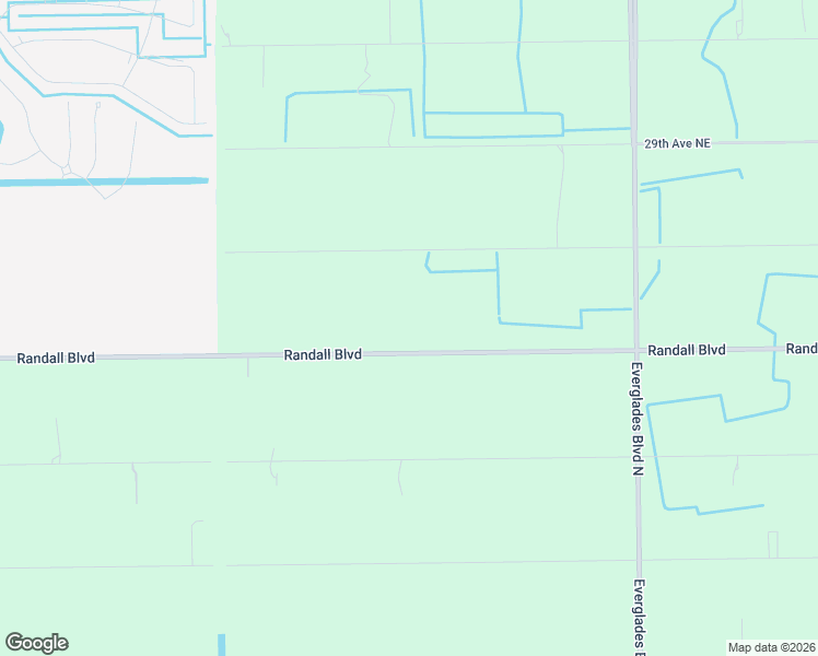 map of restaurants, bars, coffee shops, grocery stores, and more near 2715 Randall Boulevard in Naples