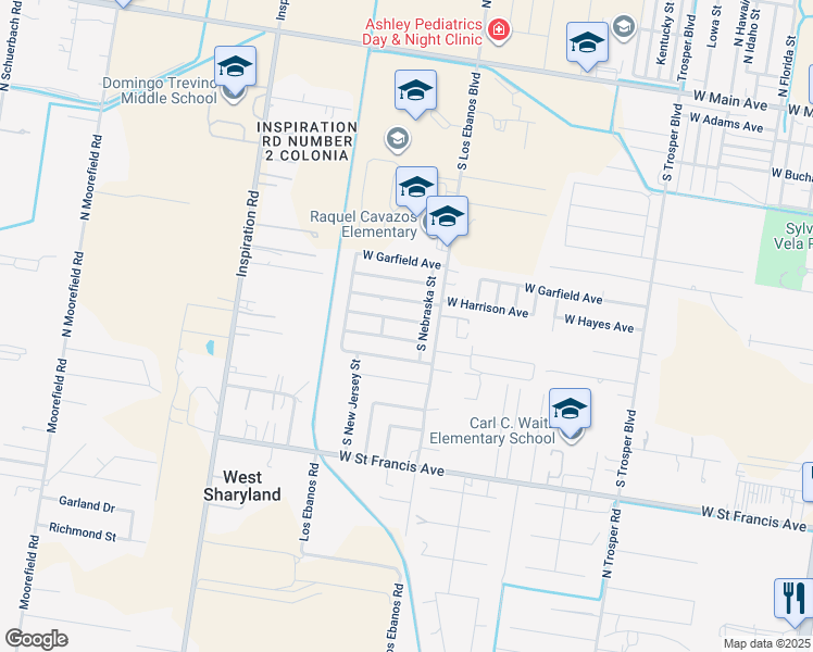 map of restaurants, bars, coffee shops, grocery stores, and more near 1606 West Israel Avenue in Alton