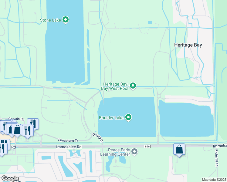 map of restaurants, bars, coffee shops, grocery stores, and more near 9090 Siesta Bay Drive in Naples