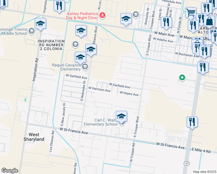 map of restaurants, bars, coffee shops, grocery stores, and more near 818 South Minnesota Street in Alton