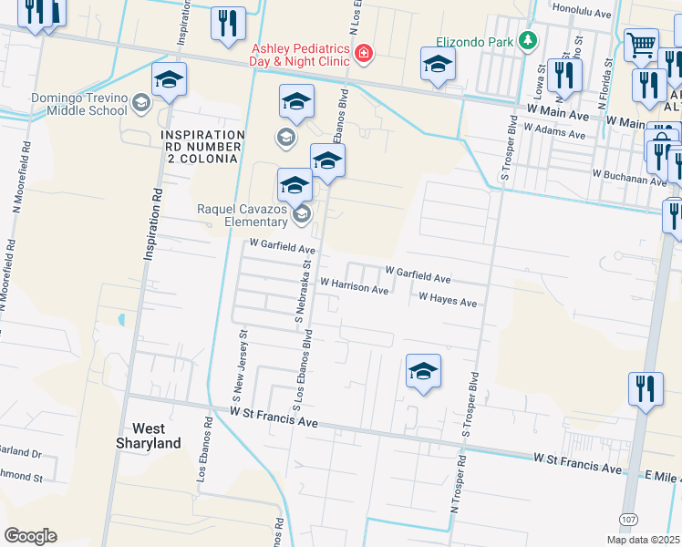 map of restaurants, bars, coffee shops, grocery stores, and more near 810 South Missouri Street in Alton
