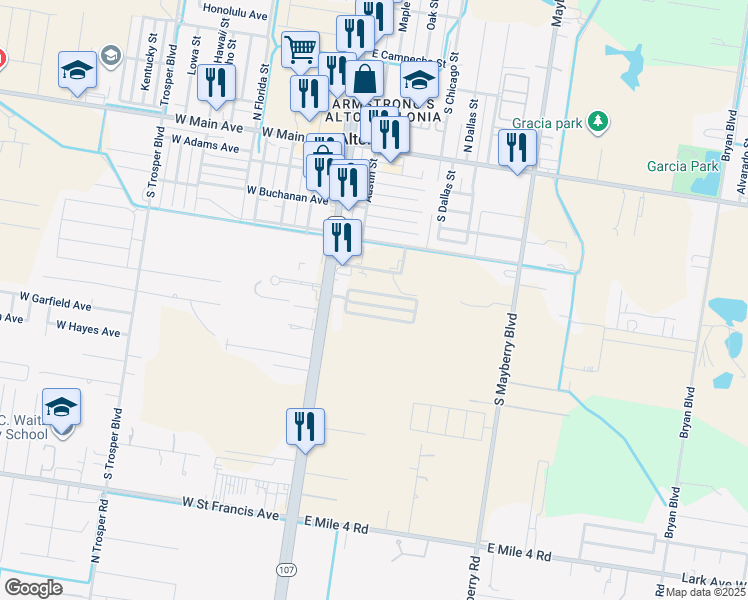 map of restaurants, bars, coffee shops, grocery stores, and more near 514 South Alton Boulevard in Alton