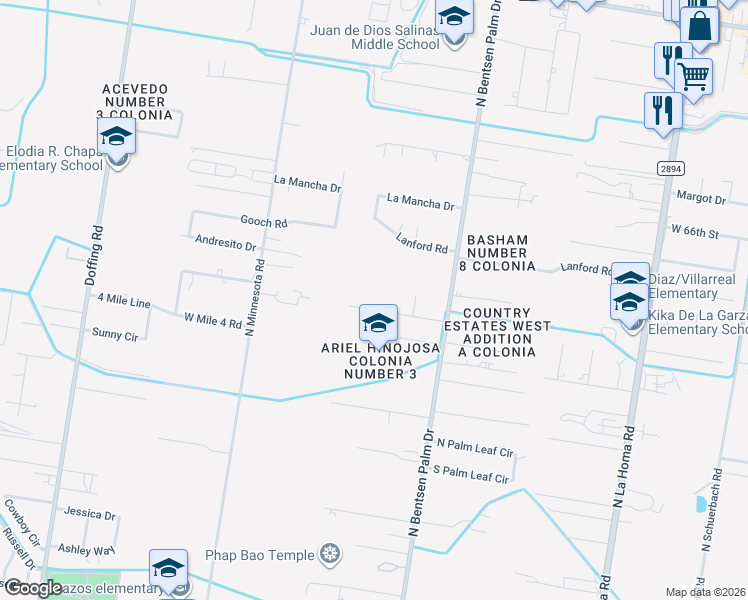 map of restaurants, bars, coffee shops, grocery stores, and more near 4102 J And A Drive in Mission