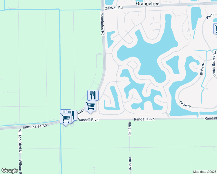 map of restaurants, bars, coffee shops, grocery stores, and more near 2878 Inlet Cove Lane East in Naples
