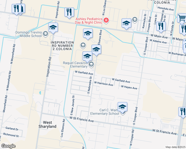 map of restaurants, bars, coffee shops, grocery stores, and more near 808 South Nebraska Street in Alton