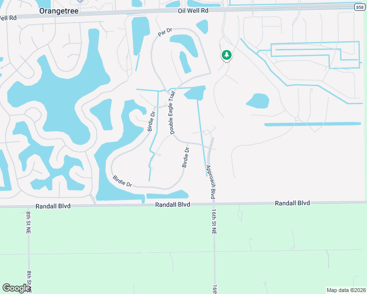 map of restaurants, bars, coffee shops, grocery stores, and more near 1760 Birdie Drive in Naples