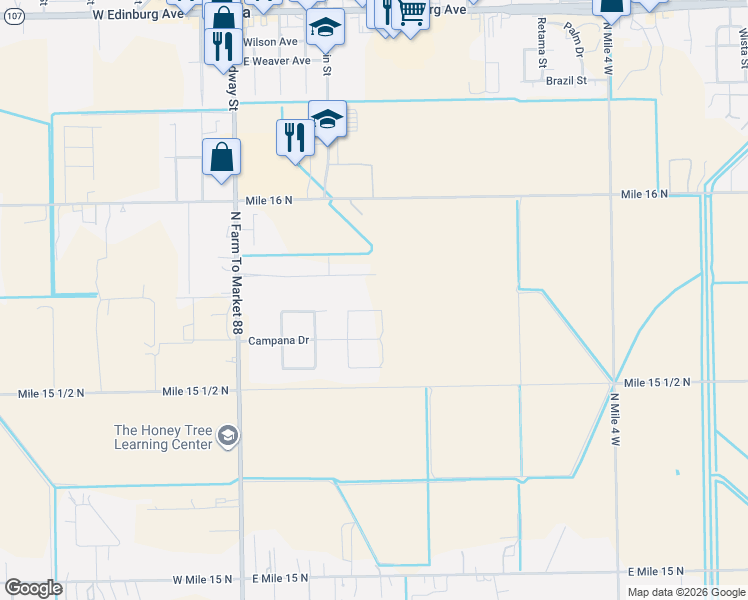 map of restaurants, bars, coffee shops, grocery stores, and more near 8606 Estrella Drive in Elsa
