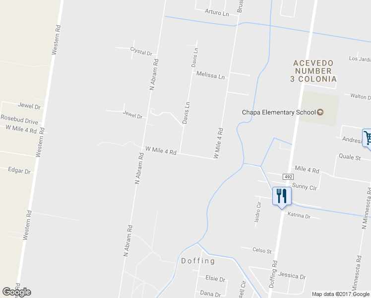 map of restaurants, bars, coffee shops, grocery stores, and more near 6310 4 Mile Lane in Mission