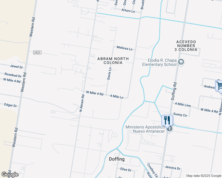 map of restaurants, bars, coffee shops, grocery stores, and more near 6310 4 Mile Lane in Mission