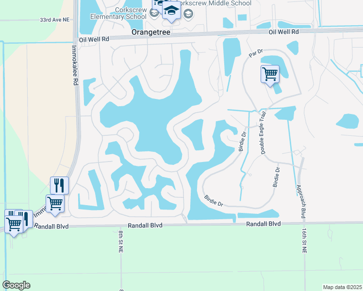 map of restaurants, bars, coffee shops, grocery stores, and more near 2110 Grove Drive in Naples